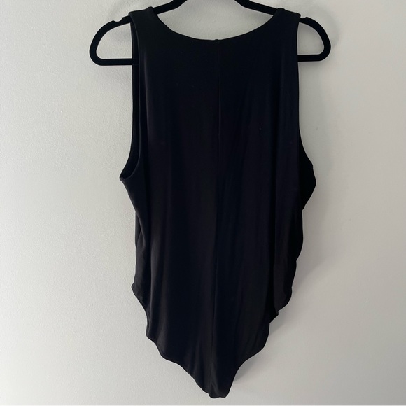 Eloquii Black High Neck Bodysuit 22 - Picture 4 of 7